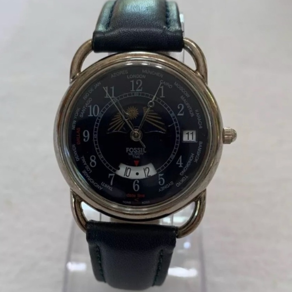 1987 RARE FOSSIL MILITARY WATCH